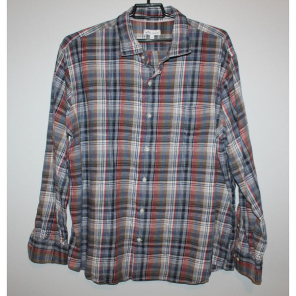 Peter Millar Mountainside Juno Dunes Multi-Plaid Sport Shirt Men's XXL H13924 - Picture 2 of 9